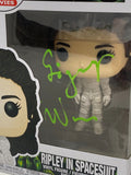 Sigourney Weaver Signed Alien Ripley In Spacesuit Funko Pop Autograph Beckett