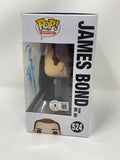 George Lazenby Signed Autographed Funko Pop Figure James Bond 007 Beckett COA