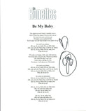 Jeff Barry Signed Autograph The Ronettes BE MY BABY Lyric Sheet Songwriter COA