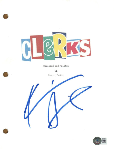 Kevin Smith Signed Autograph Clerks Movie Script Full Screenplay Beckett COA