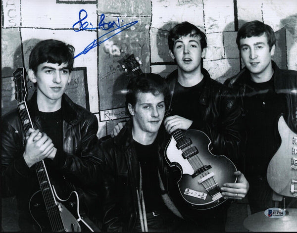 Pete Best Signed Autographed 11x14 Photo The Beatles Drummer Beckett COA