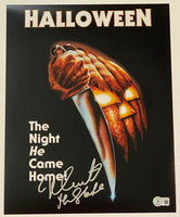 Nick Castle Signed Autographed 11x14 Photo Halloween Michael Myers Beckett COA