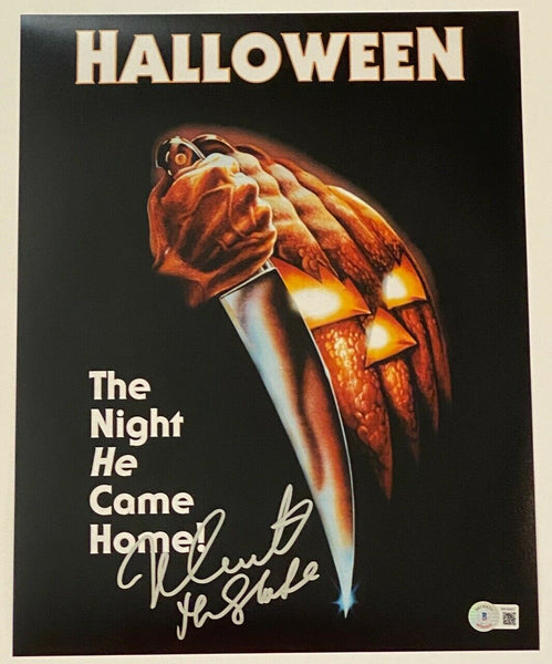 Nick Castle Signed Autographed 11x14 Photo Halloween Michael Myers Beckett COA