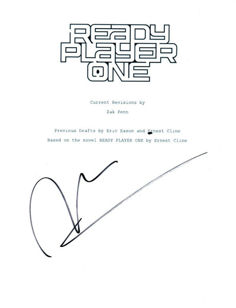 Win Morisaki Signed Autographed READY PLAYER ONE Movie Script Screenplay COA