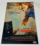 Don Mancini Signed Seed of Chucky 12x18 Movie Poster Horror Director Beckett COA