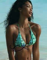 Chanel Iman Signed Autographed 8x10 Photo Hot Sexy Model COA VD