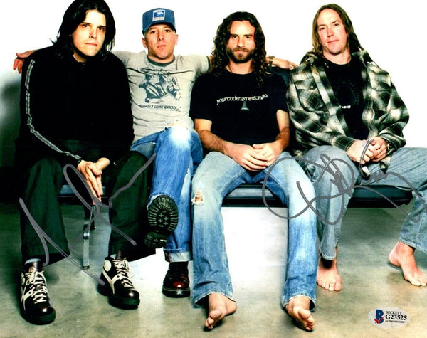 Danny Carey & Justin Chancellor Signed Autograph 8x10 Photo TOOL Beckett BAS COA