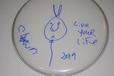 Clown Shawn Crahan Signed Autographed 12" Drumhead SLIPKNOT Sketch Beckett COA