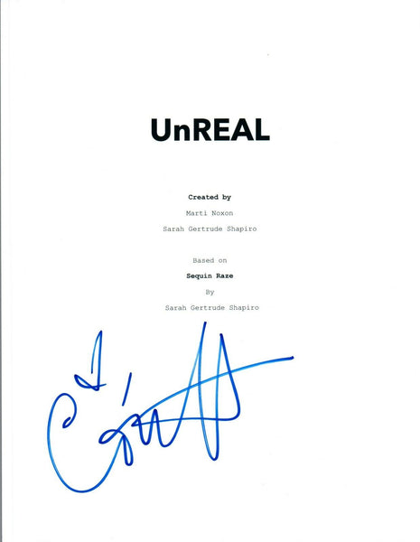 Constance Zimmer Signed Autographed UnREAL Pilot Episode Script COA AB