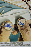 Cheech Marin & Tommy Chong Signed 12x18 Poster Up In Smoke Beckett BAS COA