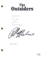 Ralph Macchio Signed Autograph The Outsiders Movie Script Screenplay ACOA COA