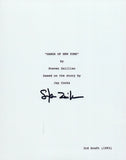 Steven Zaillian Signed Autographed GANGS OF NEW YORK Movie Script COA VD