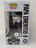 Tobias Forge Ghost Signed Funko Pop Papa Emeritus II #125 Autograph Beckett COA