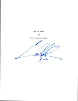 Cuba Gooding Jr. Signed Autographed MEN OF HONOR Movie Script COA VD