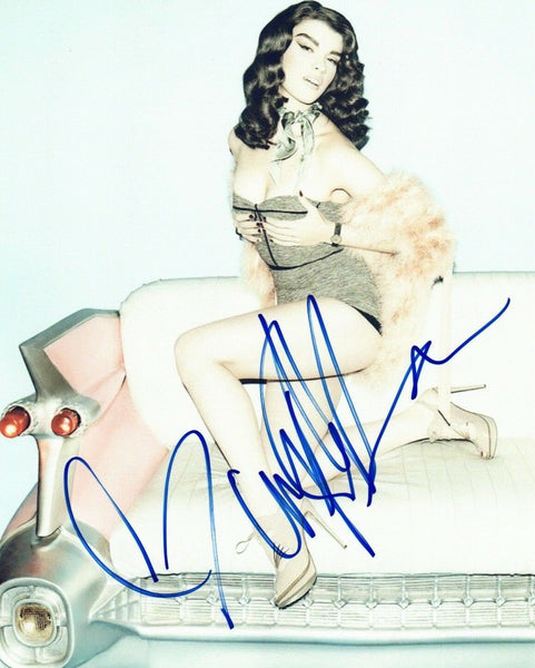 Crystal Renn Signed Autographed 8x10 Photo Hot Sexy Fashion Model COA VD