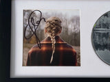Taylor Swift Signed Autographed Evermore Framed CD Booklet Display COA