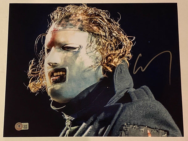 Corey Taylor Signed Autograph 11x14 Photo Slipknot Stone Sour Proof Beckett COA