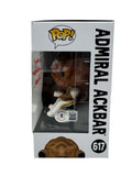 Tim Rose Signed Funko Pop Star Wars Admiral Akbar #617 Autograph Beckett COA
