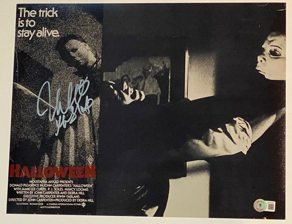 Nick Castle Signed Autographed 11x14 Photo Halloween Michael Myers Beckett COA