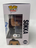 Jack De Sena Signed Funko Pop Avatar The Last Airbender Sokka Autograph BAS COA