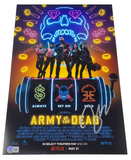 Zack Snyder Signed Autographed Army of The Dead 11x17 Movie Poster Beckett COA