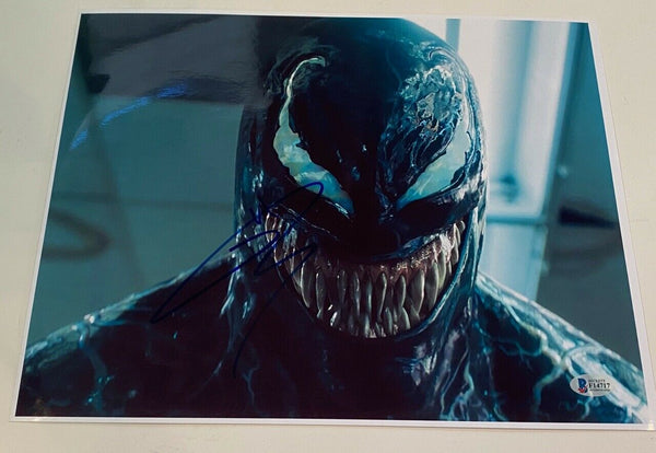 Tom Hardy Signed Autographed 11x14 Photo VENOM Beckett BAS COA