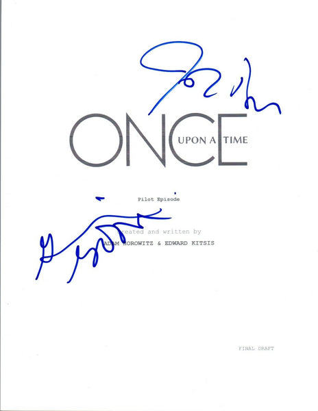 Ginnifer Goodwin & Josh Dallas Signed ONCE UPON A TIME Pilot Script COA VD