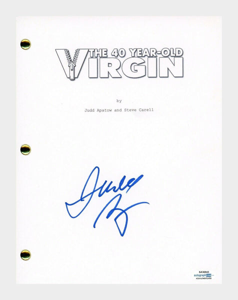 Judd Apatow Signed Autographed The 40 Year Old Virgin Movie Script ACOA COA