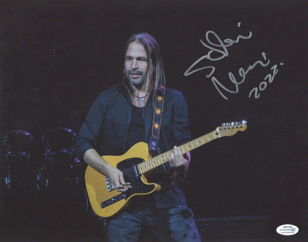 Sergio Vallin Signed Autographed 11x14 Photo Mana Band Guitarist ACOA COA