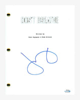 Jane Levy Signed Don't Breathe Movie Script Full Screenplay Horror ACOA COA