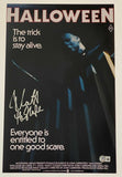 Nick Castle Signed Halloween 11x17 Movie Poster Photo Michael Myers Beckett COA