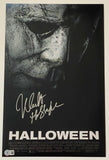 Nick Castle Signed Halloween 2018 11x17 Movie Poster Michael Myers Beckett COA
