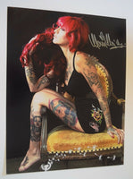 Moni Marino Signed Autographed 11x14 Photo Tattoo Artist Hot Sexy COA VD