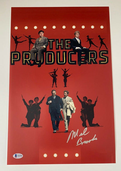 Mel Brooks Signed Autographed 11x17 Photo Movie Poster THE PRODUCERS Beckett COA