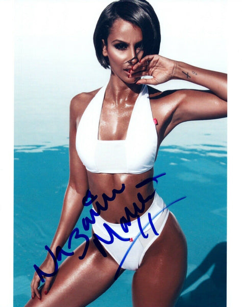 Nazanin Mandi Pimental Signed Autograph 8x10 Photo Model Actress COA
