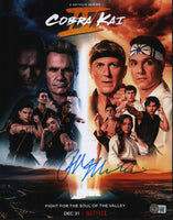 Ralph Macchio Signed Autograph 11x14 Photo The Karate Kid Cobra Kai Beckett COA