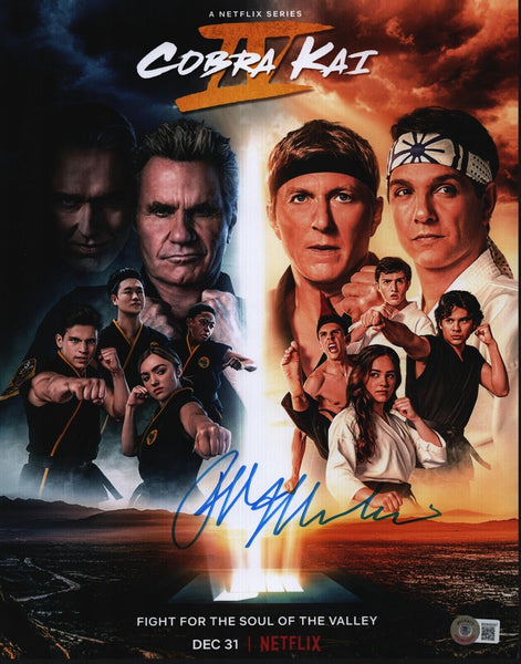Ralph Macchio Signed Autograph 11x14 Photo The Karate Kid Cobra Kai Beckett COA