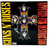 Steven Adler Signed Guns N' Roses Appetite for Destruction Vinyl Record BAS COA