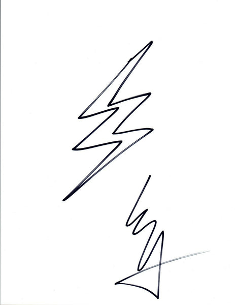 Ezra Miler Signed Autographed Hand Drawn Sketch JUSTICE LEAGUE THE FLASH COA