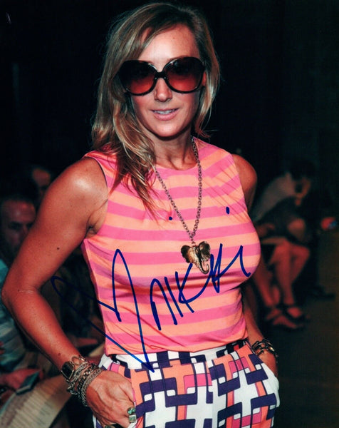 Nikki Poulos Signed Autographed 8x10 Photo Fashion Designer COA AB