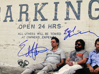 The Hangover Cast Signed Autograph 11x14 Photo Zach Galifianakis & Ed Helms COA