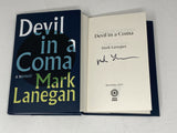Mark Lanegan Signed Autograph Devil In A Coma HC 1st Edition Book Mad Season COA