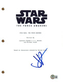 J.J. Abrams Signed Star Wars The Force Awakens Movie Script Autograph BAS COA