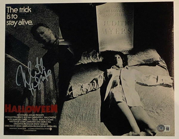 Nick Castle Signed Autographed 11x14 Photo Halloween Michael Myers Beckett COA