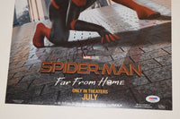Zendaya Coleman Signed SPIDER-MAN FAR FROM HOME 12x18 Movie Poster PSA/DNA COA