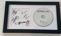 Against Me! Signed Shape Shift With Me Framed CD Display Laura Jane Grace COA