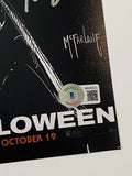 Nick Castle Signed Halloween 2018 11x17 Movie Poster Michael Myers Beckett COA