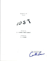 Carlton Cuse Signed Autographed LOST Pilot Episode Script COA VD
