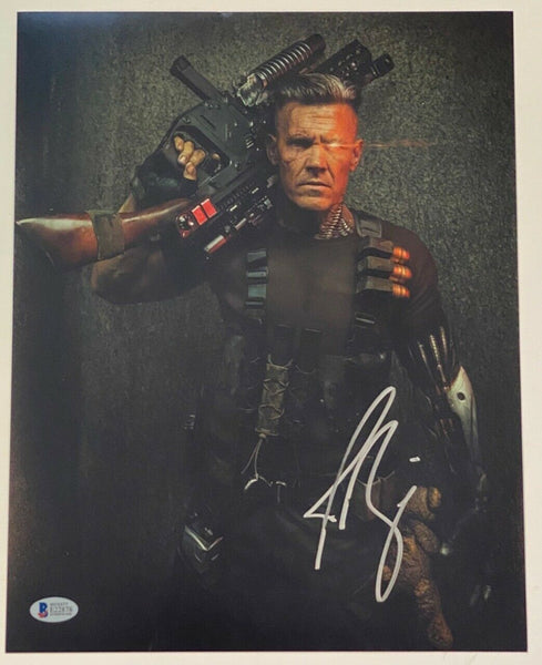 Josh Brolin Signed Autograph 11x14 Photo Avengers Endgame Deadpool 2 Beckett COA