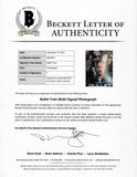 Brad Pitt & Aaron Taylor-Johnson Signed 11x14 Photo Bullet Train Beckett COA